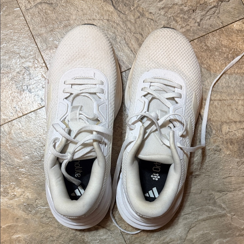 Adidas Cream Running Shoes